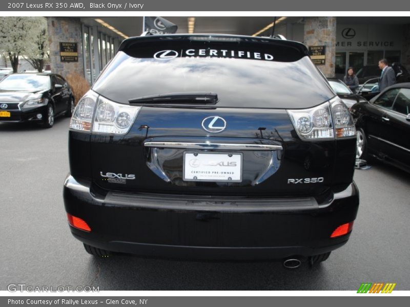 Black Onyx / Ivory 2007 Lexus RX 350 AWD
