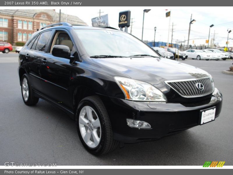 Black Onyx / Ivory 2007 Lexus RX 350 AWD