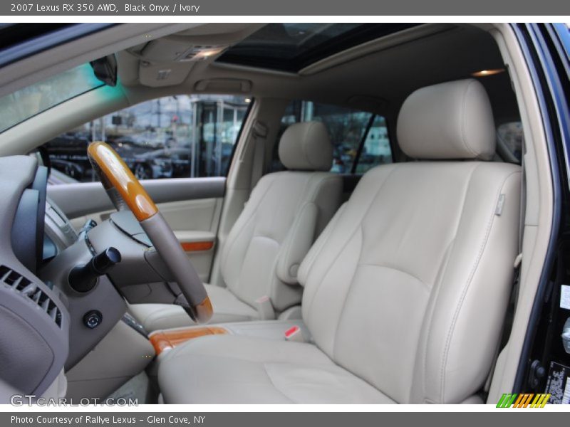 Black Onyx / Ivory 2007 Lexus RX 350 AWD