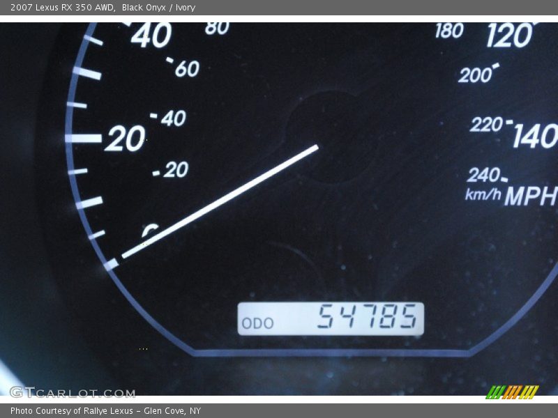 Black Onyx / Ivory 2007 Lexus RX 350 AWD