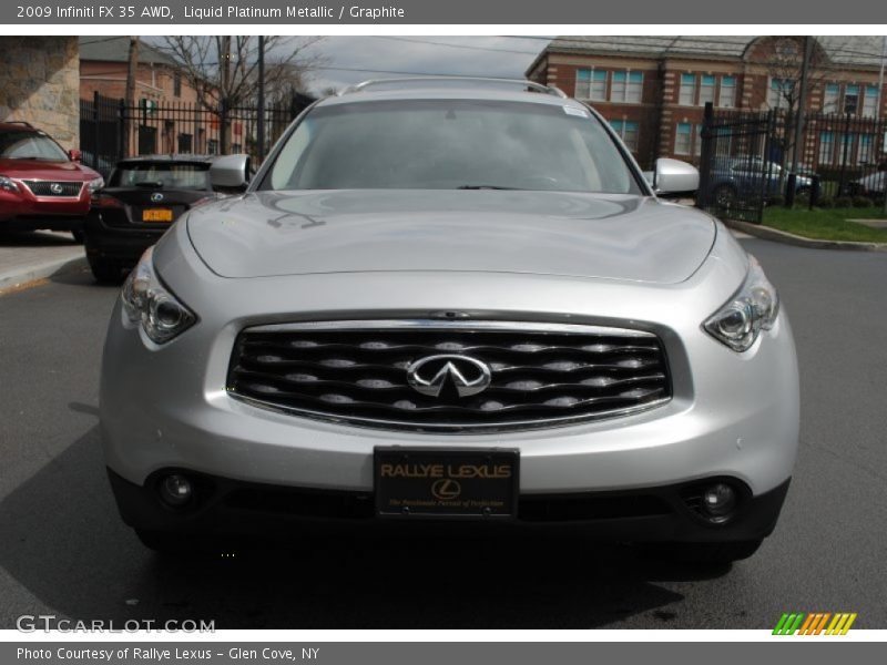 Liquid Platinum Metallic / Graphite 2009 Infiniti FX 35 AWD