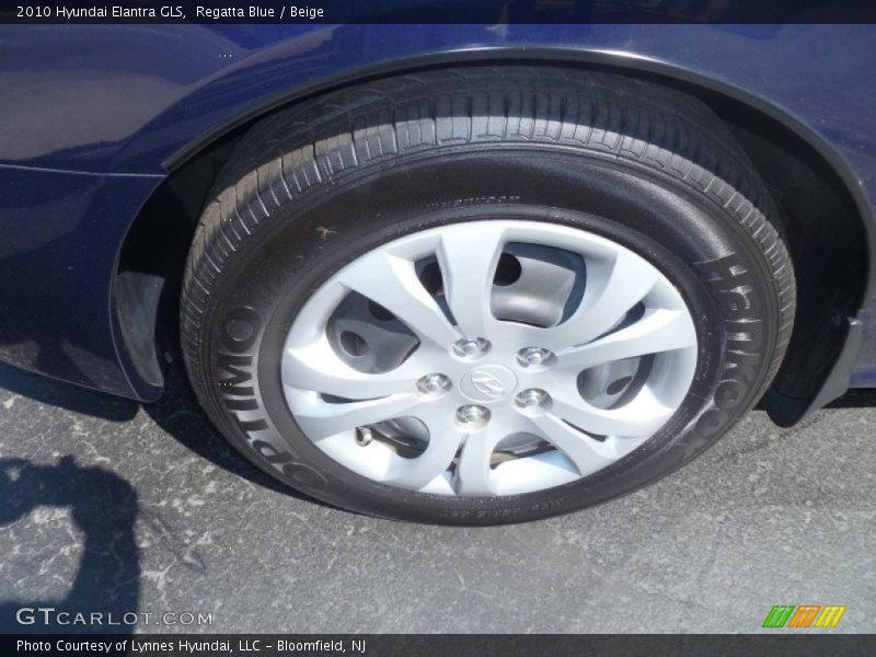 Regatta Blue / Beige 2010 Hyundai Elantra GLS
