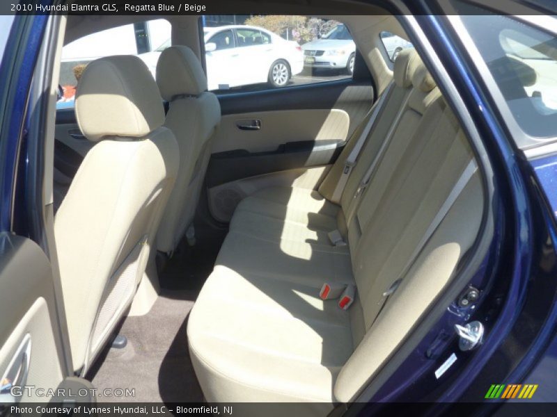 Regatta Blue / Beige 2010 Hyundai Elantra GLS