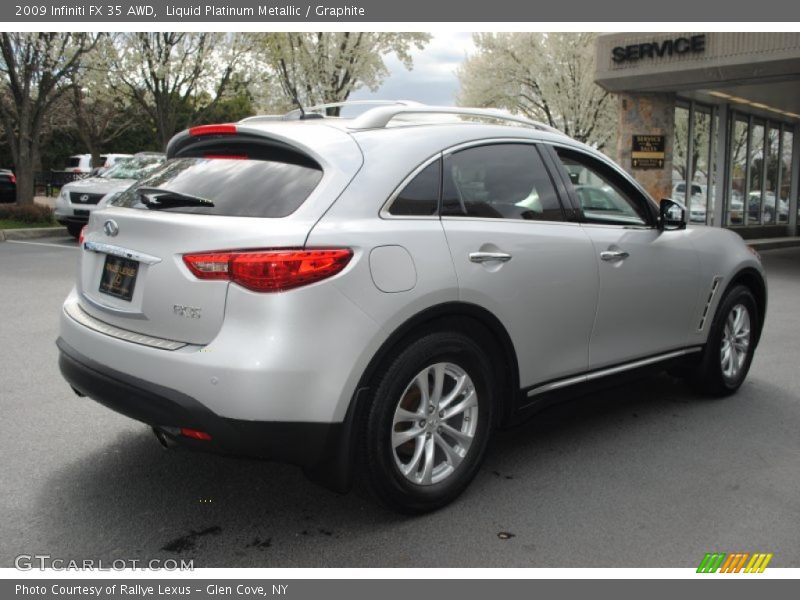 Liquid Platinum Metallic / Graphite 2009 Infiniti FX 35 AWD