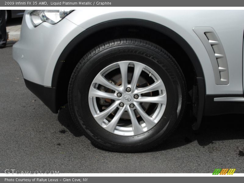 Liquid Platinum Metallic / Graphite 2009 Infiniti FX 35 AWD