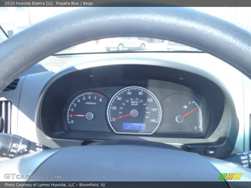 Regatta Blue / Beige 2010 Hyundai Elantra GLS