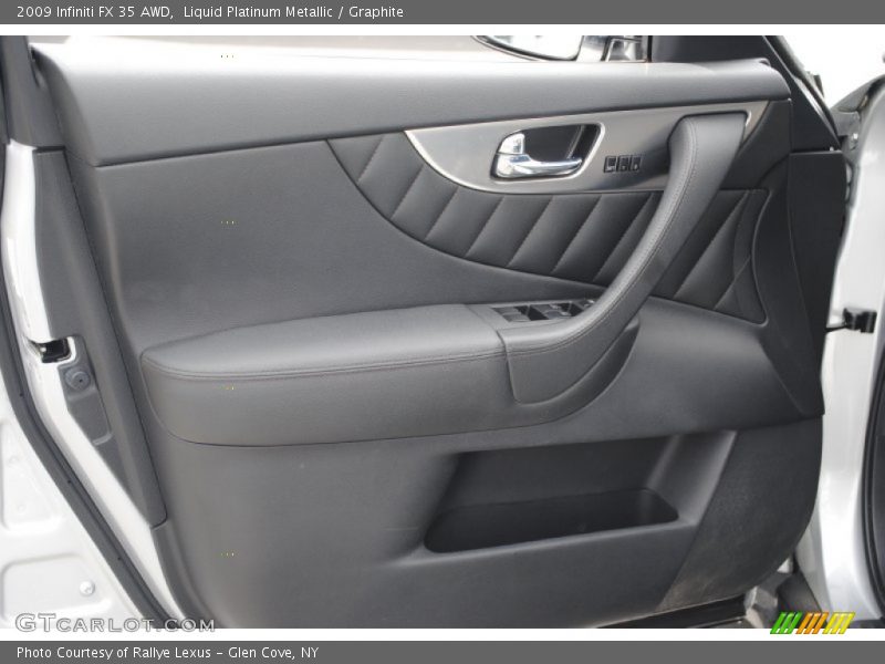 Liquid Platinum Metallic / Graphite 2009 Infiniti FX 35 AWD