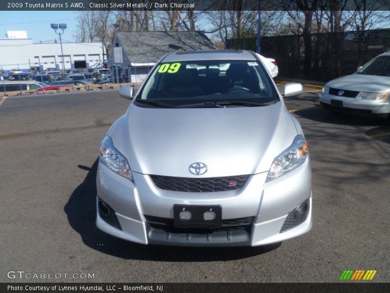 Classic Silver Metallic / Dark Charcoal 2009 Toyota Matrix S AWD