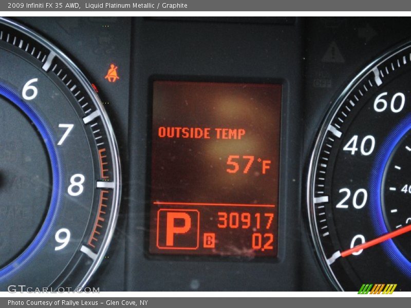 Liquid Platinum Metallic / Graphite 2009 Infiniti FX 35 AWD