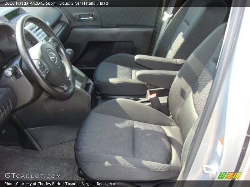Liquid Silver Metallic / Black 2010 Mazda MAZDA5 Sport