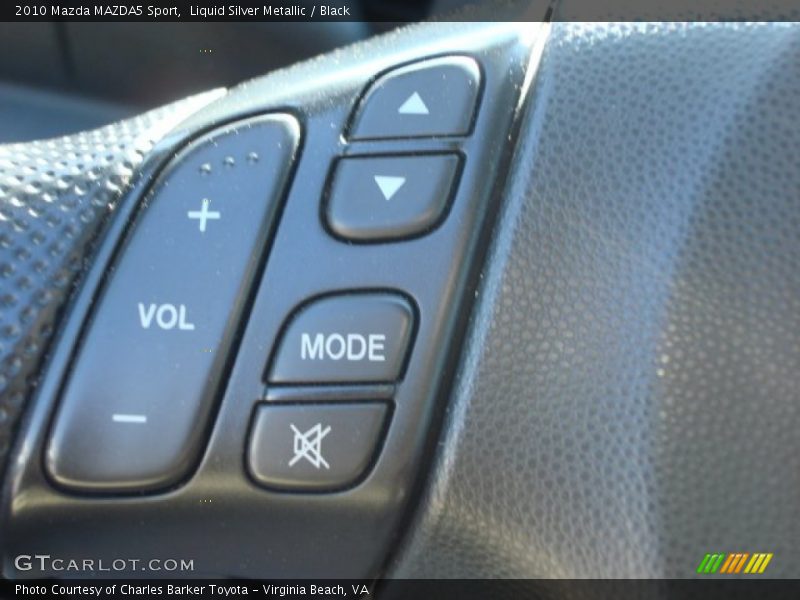 Liquid Silver Metallic / Black 2010 Mazda MAZDA5 Sport