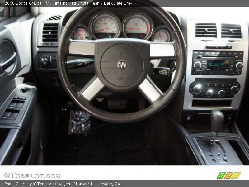 Inferno Red Crystal Pearl / Dark Slate Gray 2008 Dodge Charger R/T
