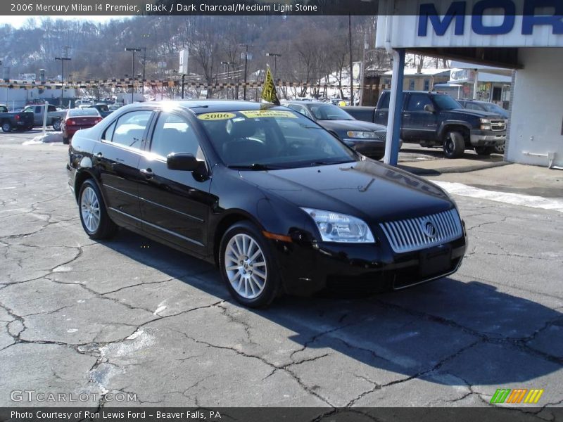 Black / Dark Charcoal/Medium Light Stone 2006 Mercury Milan I4 Premier