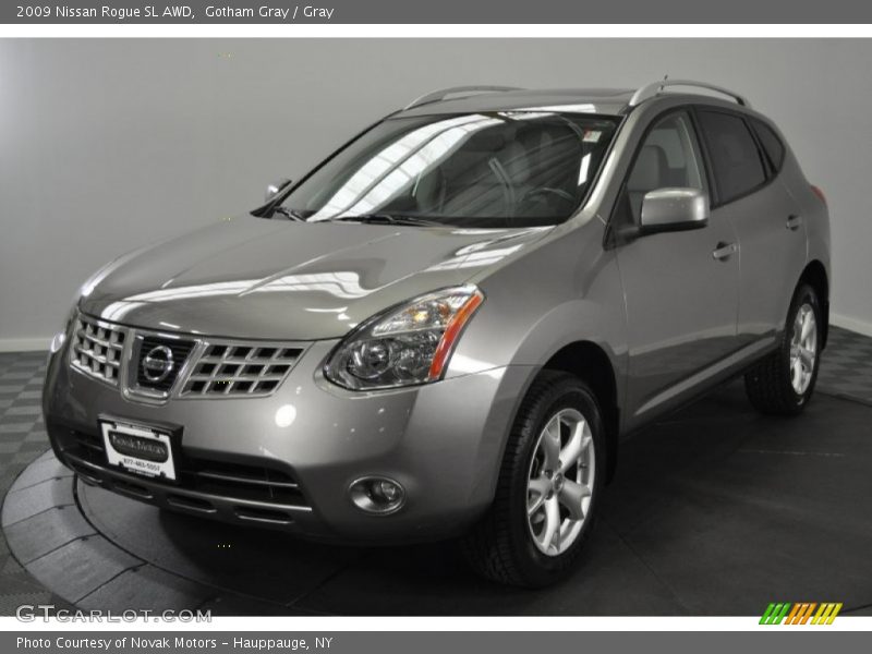 Gotham Gray / Gray 2009 Nissan Rogue SL AWD