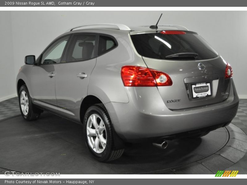 Gotham Gray / Gray 2009 Nissan Rogue SL AWD