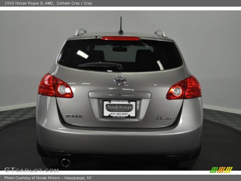 Gotham Gray / Gray 2009 Nissan Rogue SL AWD