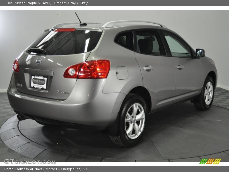 Gotham Gray / Gray 2009 Nissan Rogue SL AWD
