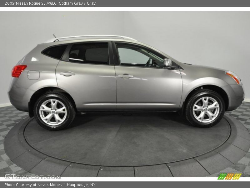 Gotham Gray / Gray 2009 Nissan Rogue SL AWD
