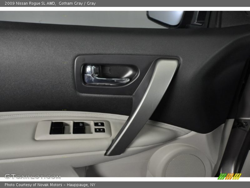 Gotham Gray / Gray 2009 Nissan Rogue SL AWD