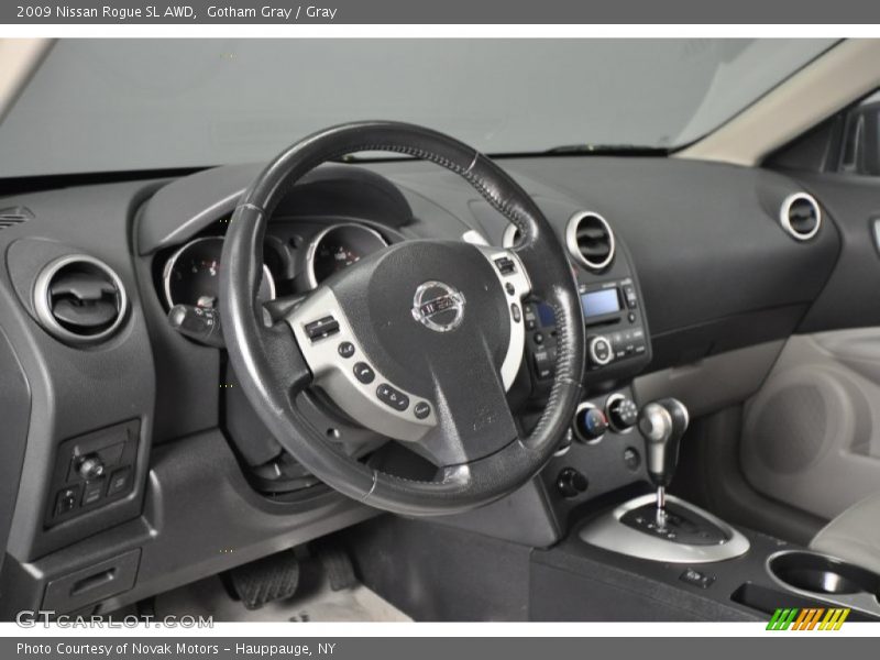 Gotham Gray / Gray 2009 Nissan Rogue SL AWD