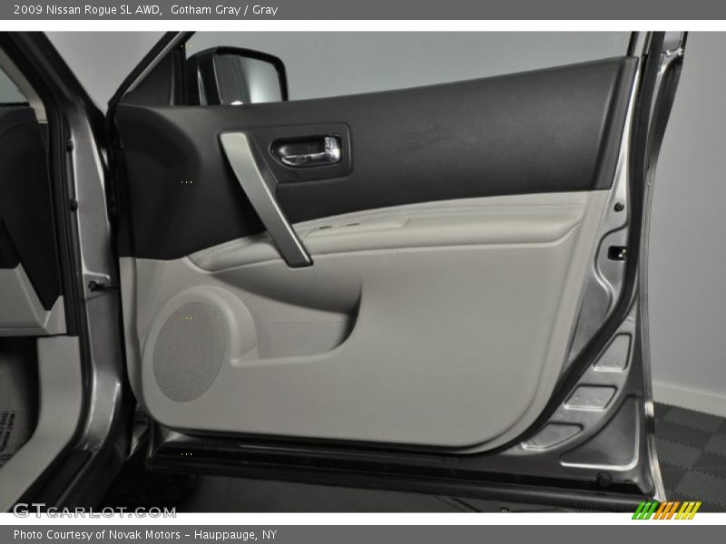 Gotham Gray / Gray 2009 Nissan Rogue SL AWD