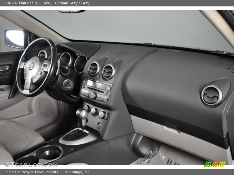 Gotham Gray / Gray 2009 Nissan Rogue SL AWD
