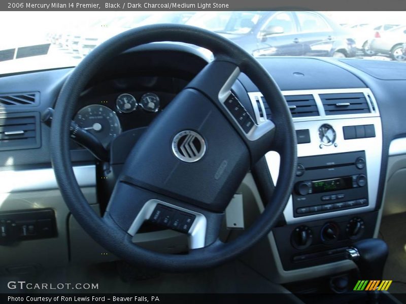 Black / Dark Charcoal/Medium Light Stone 2006 Mercury Milan I4 Premier