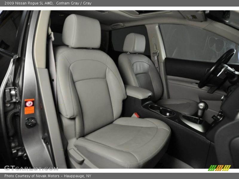 Gotham Gray / Gray 2009 Nissan Rogue SL AWD