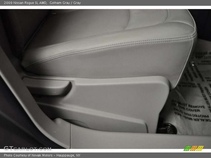 Gotham Gray / Gray 2009 Nissan Rogue SL AWD