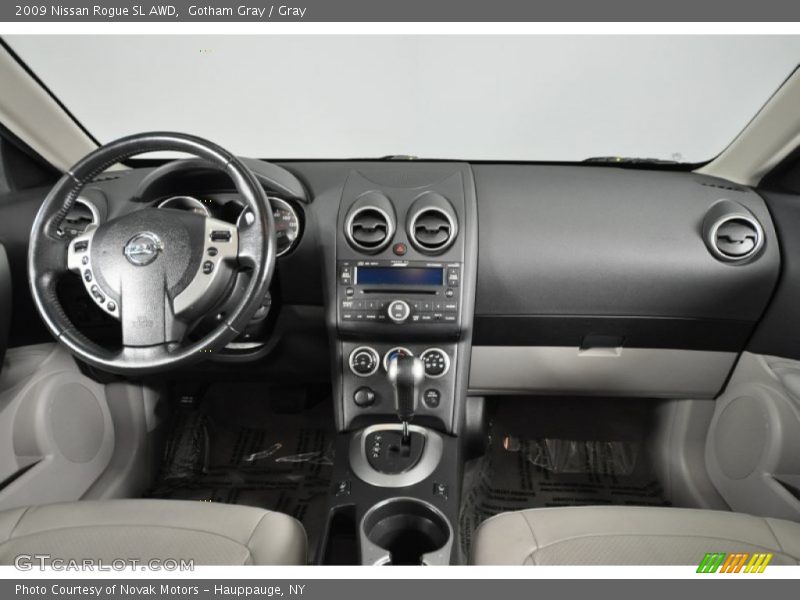 Gotham Gray / Gray 2009 Nissan Rogue SL AWD