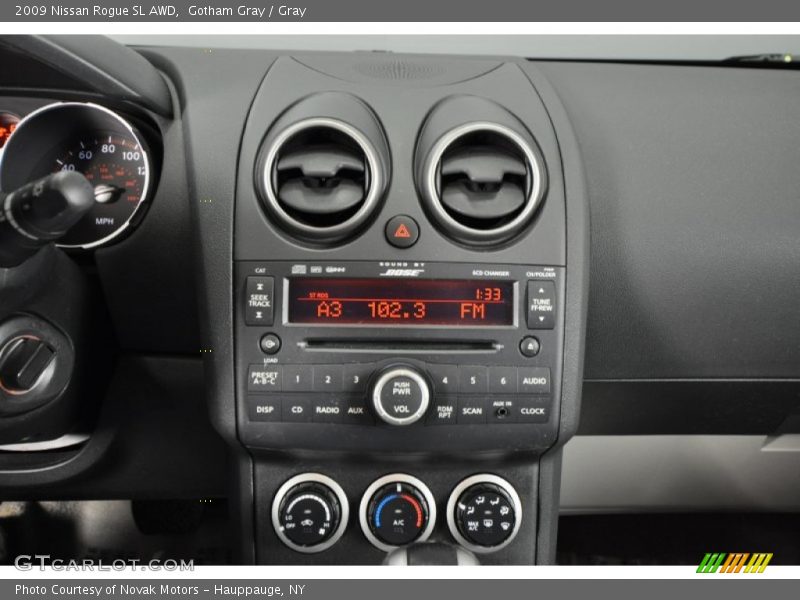 Gotham Gray / Gray 2009 Nissan Rogue SL AWD