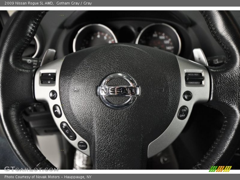 Gotham Gray / Gray 2009 Nissan Rogue SL AWD