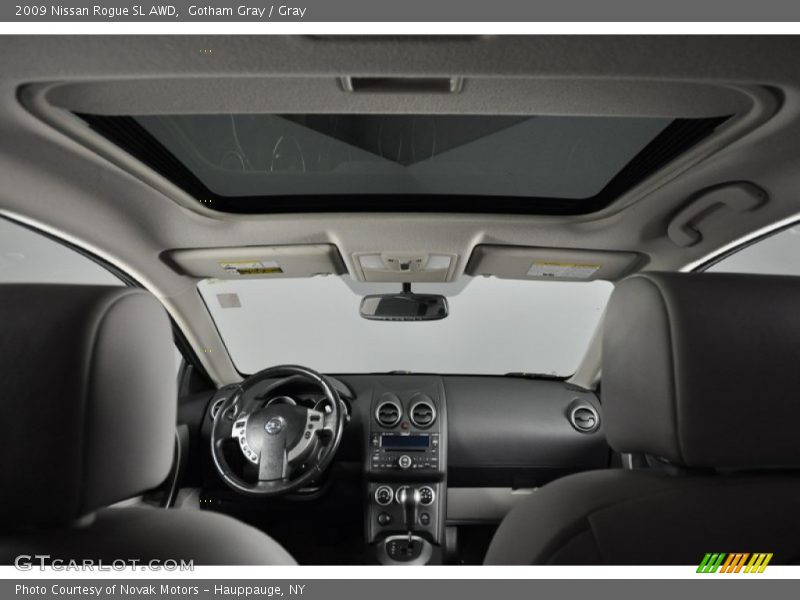 Gotham Gray / Gray 2009 Nissan Rogue SL AWD