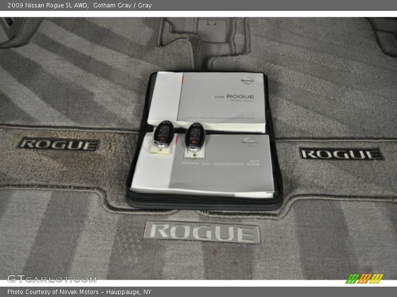 Gotham Gray / Gray 2009 Nissan Rogue SL AWD