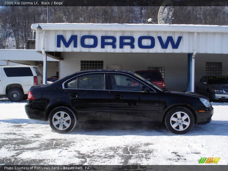 Black / Beige 2006 Kia Optima LX