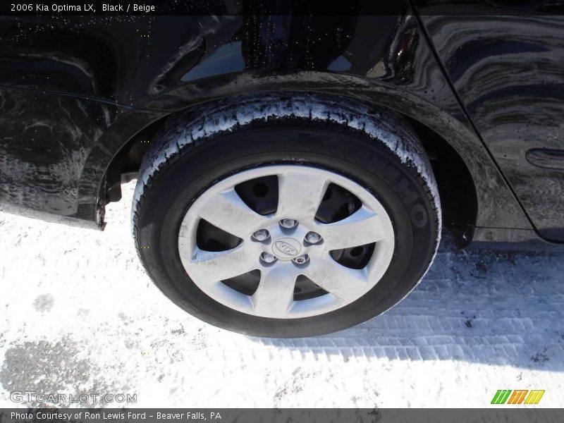 Black / Beige 2006 Kia Optima LX