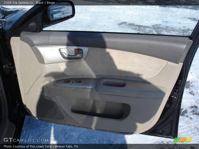 Black / Beige 2006 Kia Optima LX