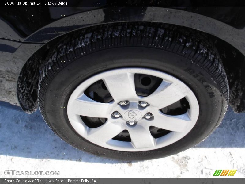Black / Beige 2006 Kia Optima LX