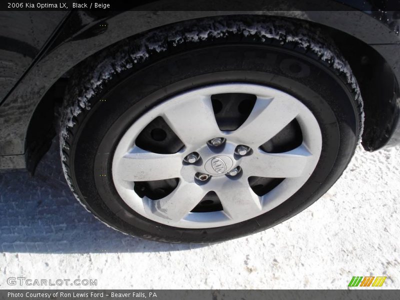 Black / Beige 2006 Kia Optima LX
