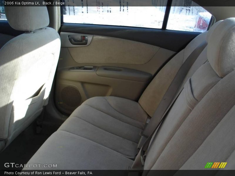 Black / Beige 2006 Kia Optima LX