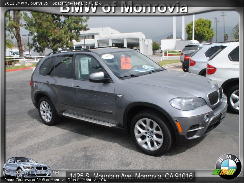 Space Gray Metallic / Black 2011 BMW X5 xDrive 35i