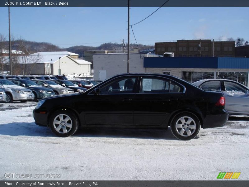 Black / Beige 2006 Kia Optima LX