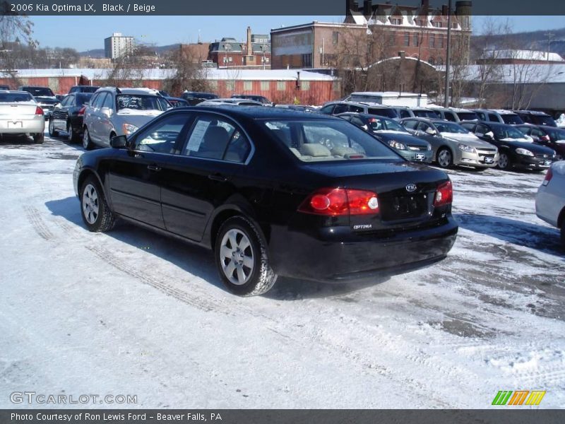 Black / Beige 2006 Kia Optima LX