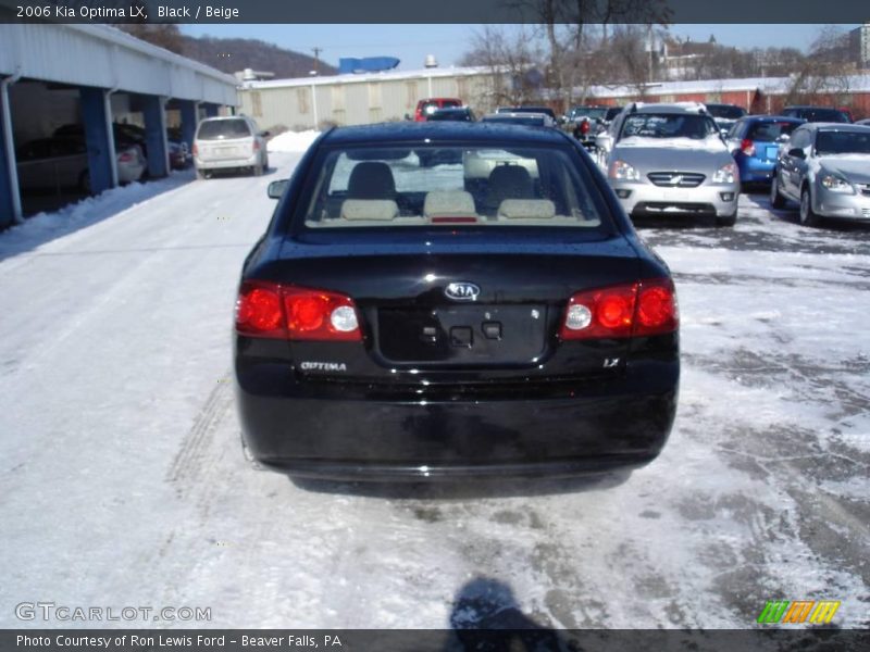 Black / Beige 2006 Kia Optima LX