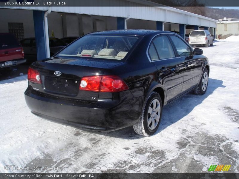 Black / Beige 2006 Kia Optima LX