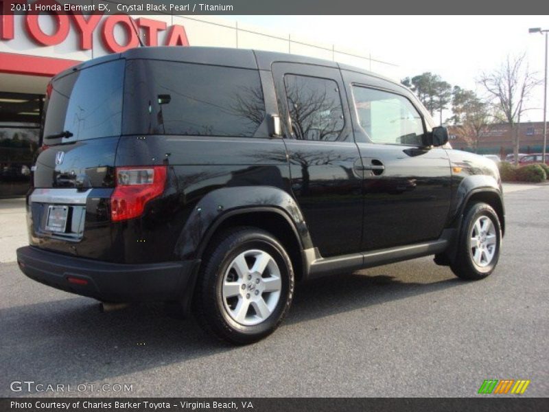 Crystal Black Pearl / Titanium 2011 Honda Element EX