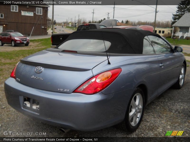 Cosmic Blue Metallic / Charcoal 2006 Toyota Solara SE V6 Convertible