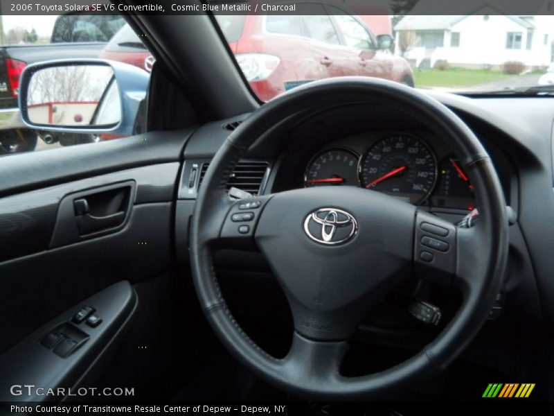 Cosmic Blue Metallic / Charcoal 2006 Toyota Solara SE V6 Convertible