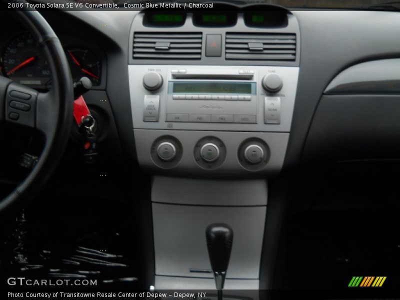 Cosmic Blue Metallic / Charcoal 2006 Toyota Solara SE V6 Convertible