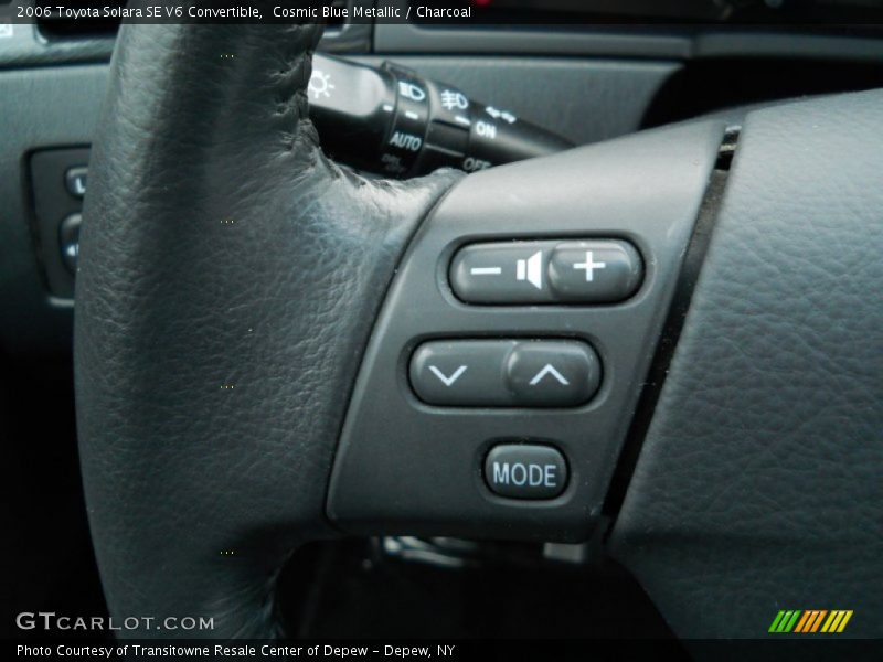 Cosmic Blue Metallic / Charcoal 2006 Toyota Solara SE V6 Convertible